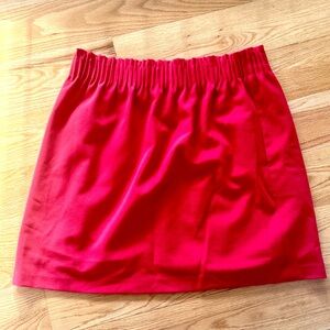 J.Crew Mercantile Red Sidewalk Skirt